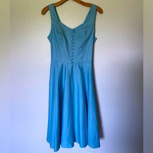 light Blue Cotton/Linen Dress